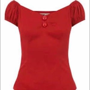 Collectif Dolores Top UK 12/US medium NWT